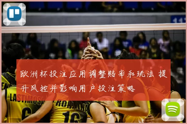 欧洲杯投注应用调整赔率和玩法 提升风控并影响用户投注策略